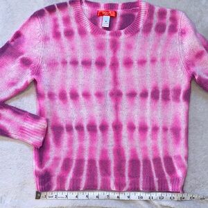 Aqua tie dyed cashmere crew neck sweater Sz Girl M